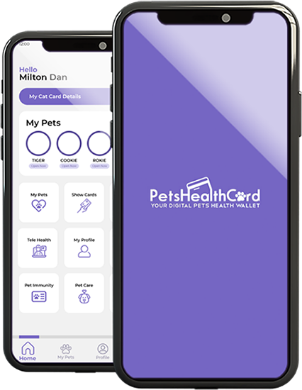 Pets Health Card app preview